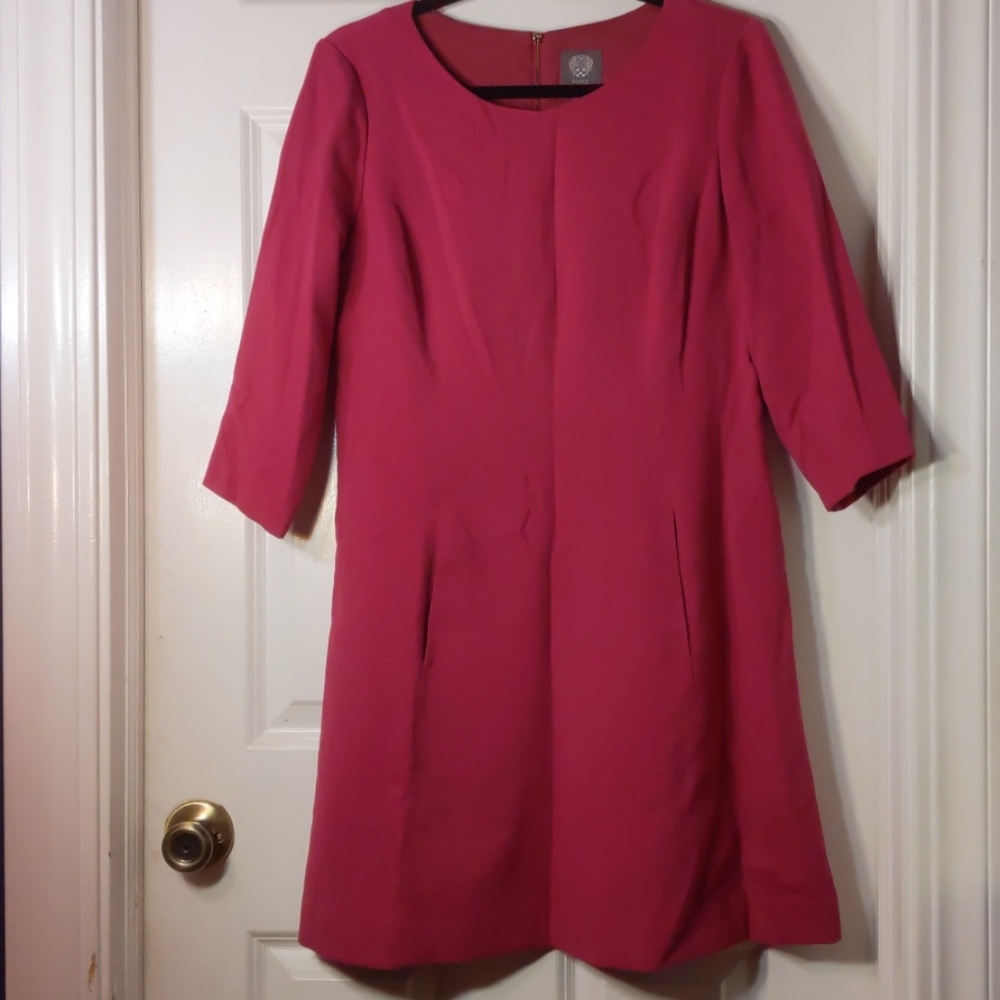 Hot pink 🤩 A-line mod style mini dress